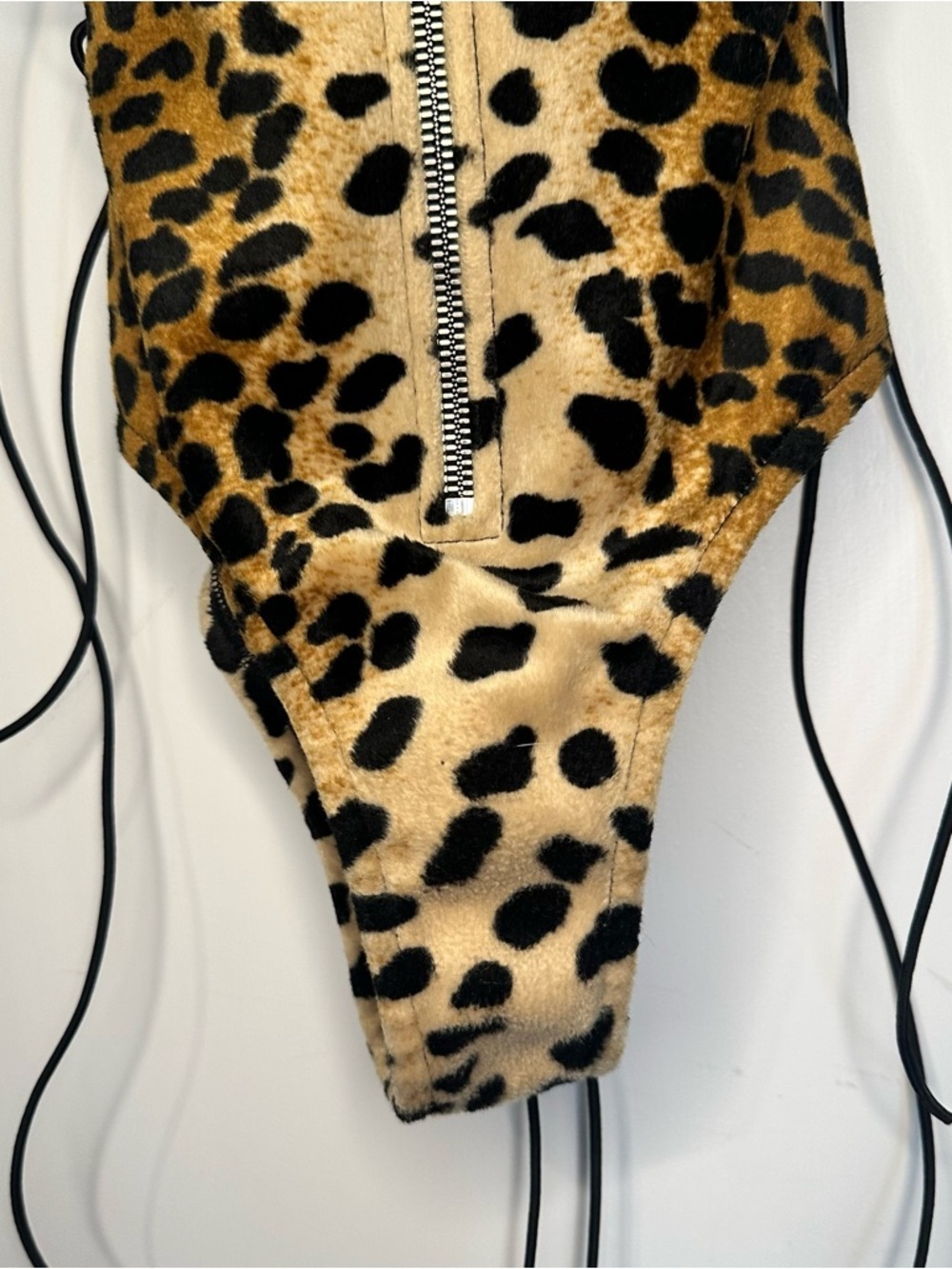 Deviations Dress In Peace Cheetah Bodysuit- Size XS Y2K - Picture 3 of 10
